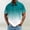 (Casual 69)Green, variant on Mens Plus Size T-Shirt Casual T Shirt Fashion Short Sleeve Summer Gradient Color Loose Gradient Printed Button Turndown Collar Oversize Tops