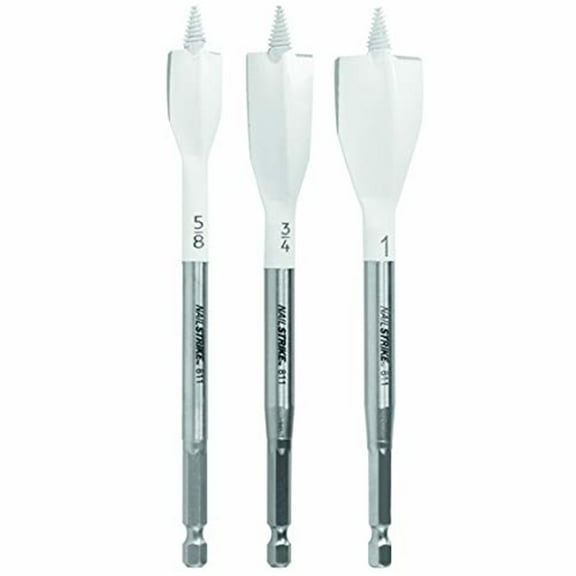 Bosch (#NS5003) 3 pc. Nail Strike Wood-Boring Spade Bit Set