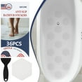 thumbnail image 5 of Wear-resistant, waterproof, flower-shaped anti-slip stickers/ 36 PCS Shower Floor Non Slip Stickers With Strong Adhesive & Anti Slip Shower Stickers With Scraper For Tub Pools And Stairs Hexagon, 5 of 8