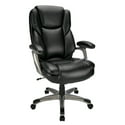 Realspace Cressfield Bonded Leather High-Back Executive Chair