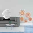 thumbnail image 2 of Escultura de ola de resina de ratán para colgar en la pared, adorno artesanal moderno abstracto, ideal para decoración del hogar, la oficina y la sala, 2 of 8