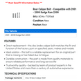 thumbnail image 2 of Rear Caliper Bolt - Compatible with 2001 - 2008 Dodge Ram 2500 2002 2003 2004 2005 2006 2007, 2 of 2