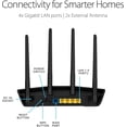 thumbnail image 5 of Restored ASUS RT-AX55 AX1800 Dual Band WiFi 6 Gigabit Router 802.11ax Lifetime Internet Security Parental Control Mesh WiFi Support MU-MIMO OFDMA (Refurbished), 5 of 5