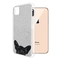 thumbnail image 2 of FINCIBO Silver Gradient Glitter Case Sparkle Bling TPU Cover for Apple iPhone 11 Pro 5.8" 2019, French Bulldog Puppy Dog Black, 2 of 4