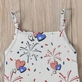 thumbnail image 6 of KAUOD Backless Strap Fourth of July Slouch Jumpsuit for Toddler Girls Kids Cute Stylish Independence Day Themed Outfits, 6 of 7