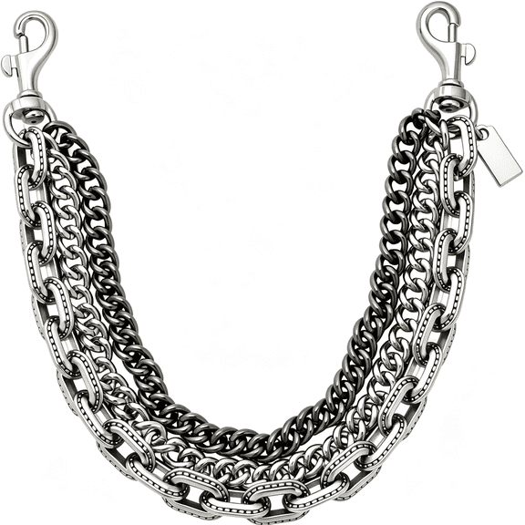 GASTROPOD Tri Layered Gold Bag Chains for Handbags,Wallets&Jeans-Vintage Purse Charm Chain Gift for Women&Men Vintage Bag Chain for Handbags