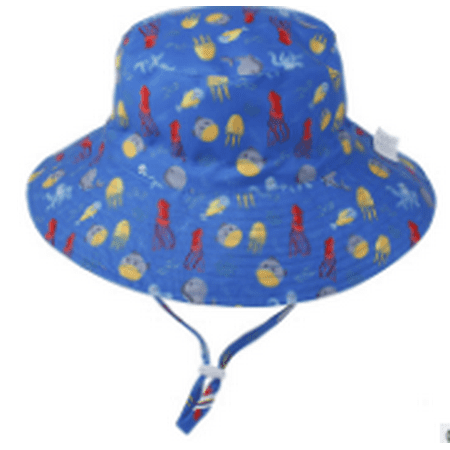 

Puloru Summer Kids Baby Girls Printed Sun Hats Sun Protection Bucket Hat Outdoor Fishman Caps