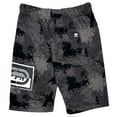 thumbnail image 2 of Ecko Unltd Men's Reflective Puff Print Activewear Shorts (Medium, Black Sponge Camo), 2 of 4