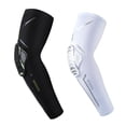 thumbnail image 4 of Protector de brazo deportivo Hugtrwg mangas de compresión almohadilla protectora de codo negro XL, 4 of 9