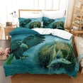 thumbnail image 1 of D Eagle Print Animal Pattern Duvet Cover Settton Duvet Covers, Pillowcases, Hidden Zipper Pcs For Kids Teens, 1 of 5