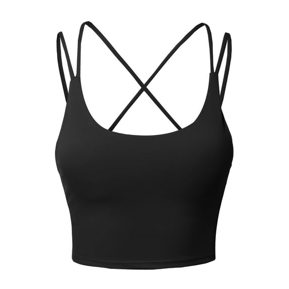 FashionOutfit Women's Daily Sports Bras-Padded High Impact Support Workout Top