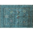 thumbnail image 1 of Ahgly Company Indoor Rectangle Oriental Light Blue Industrial Area Rugs, 7' x 10', 1 of 4