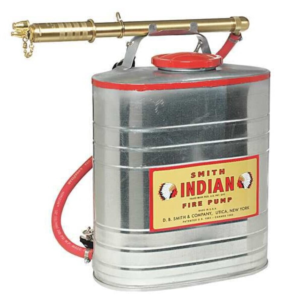 Fire Pump with Smith Pump, Galvanized Steel, 30" L Hose, 18 in L Wand 179014-1