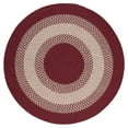 thumbnail image 4 of Colonial Mills 2' x 7' Red, Gray and Beige Braided Oval Reversible Throw Rug, 4 of 4
