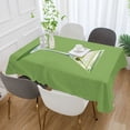 thumbnail image 2 of Yayeee Tablecloths 54" x 54" Rectangle Wrinkle Resistant Party Table Cover, Green Martini Glass, 2 of 8