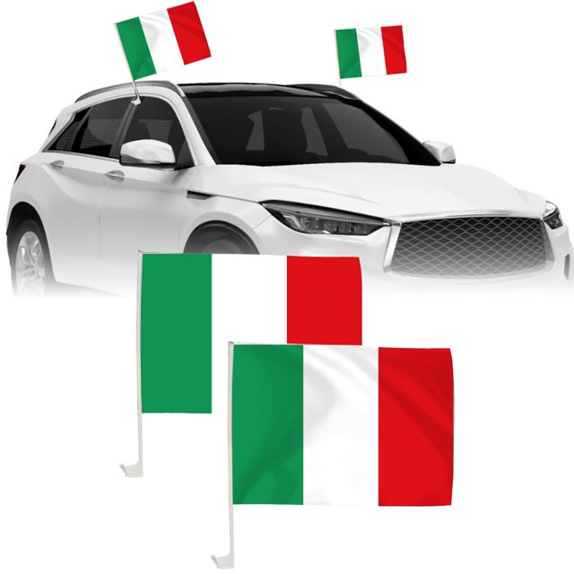 SIfdSeng Get it Fast Car Window Flag 45 X 30 Cm with Clip and 43 Cm Pole
