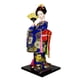 thumbnail image 5 of Muñeca con kimono de Geisha japonesa, figura coleccionable tradicional hecha a mano de 12 pulgadas, decoración de escritorio para mesa, armario,, 5 of 9