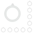 thumbnail image 1 of Billuyoard Gaskets Silicone Jars Food Airtight Leak-Proof Accessories kitchen Sealing Home Fasteners Rubber for Regular Cover Caps 95 mm * 3 mm 10piezas Billuyoard CBP372527, 1 of 5