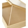 thumbnail image 5 of SSWBasics 36-Inch Portable Natural Pine Wood Countertop Display Case - Showcase Your Items in Style with a 24"W x 36"L x 4"D Elegant and Versatile Display Box, 5 of 7