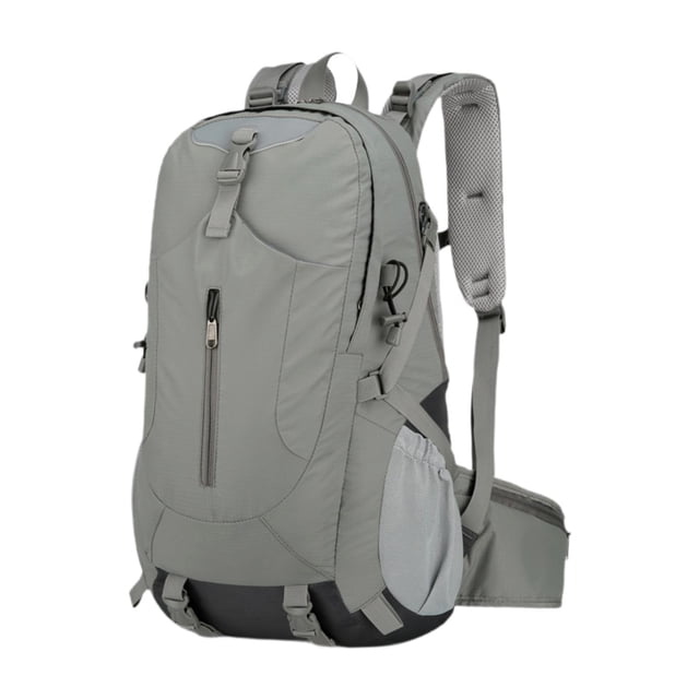 Mochila de senderismo Mochila de montañismo Mochila de escalada en roca multifuncional impermeable Mochila de senderismo para viajes Camping Gris