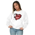 thumbnail image 4 of Betty Boop Sass Queen Cartoon Women Crewneck Sweatshirt Brisco Brands X, 4 of 6