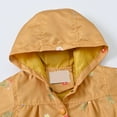 thumbnail image 6 of XEGLSBU Girls Jackets Toddler Kids Baby Boys Girls Long Sleeve Prints Windproof Jacket Hooded Lightweight Kids Coats Windbreaker Casual Outerwear Girls Jackets Size 14-16 Winter Yellow Size 4-5 Years, 6 of 7