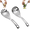 A+B, variant on 5-in-1 Multifunction Spoon, 304 Stainless Steel, for Potato Garlic Masher, Egg Separator and Bottle Opener