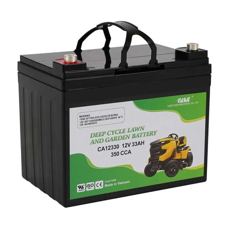 Casil U1 Riding Lawn Mower Battery 12V 350CCA - Ideal Lawn Tractor Batteries for Craftsman Cub Cadet Toro John Deere - Perfect Backup for TCA25015 163465