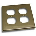 thumbnail image 2 of Residential Essentials 10823VB Double Receptacle Outlet Switch Plate- Venetian Bronze, 2 of 2