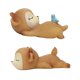 thumbnail image 1 of 2 adorables figuras decorativas en miniatura de resina de cervatillos durmiendo estilo 1 4, 1 of 4