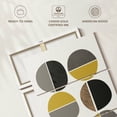 thumbnail image 6 of Elephant Stock Mid Century Abstract Circles Ii Wall Art - Vertical Multi Panel Canvas - Living Room Wall Decor - Abstract Multi Panel - Black And Gray Decor By Urban Epiphany - 36" x 57", 6 of 8