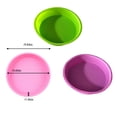 thumbnail image 4 of Bewildely Molde de silicona para pasteles, Mousse antiadherente, postres, utensilios para hornear en casa, bandeja para hornear para Herramientas y accesorios para hornear Rosa, 4 of 6