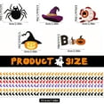 thumbnail image 3 of CASAFUN Halloween Straws, 24PCS Halloween Party Straws Paper Straight Straw Disposable Spider Pumpkin Lamp Witch Straw for Halloween Party Supplies Birthday Decoration, 3 of 3