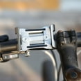 thumbnail image 1 of Soporte Para Teléfono Bicicleta Soporte para teléfono de bicicleta Clip para manillar de motocicleta Soporte de montaje para GPS (Plata), 1 of 5