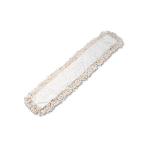 Boardwalk Industrial White Hygrade Cotton Dust Mop Head, 48 x 5 by UNISAN