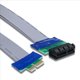 thumbnail image 5 of 20X PCI Express Cable de Extensión de Tarjeta Vertical PCIE 1X Una 1X Ranura Cable Extensor Convertidor de Tarjeta Vertical Adaptador, 5 of 5