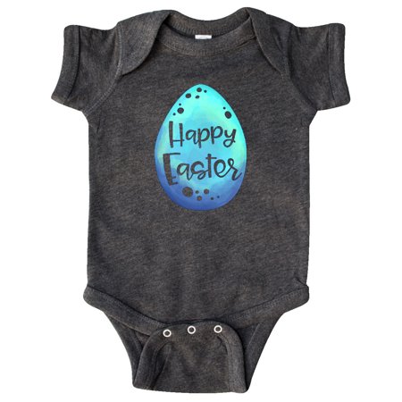 

Inktastic Happy Easter Blue Easter Egg Gift Baby Boy or Baby Girl Bodysuit