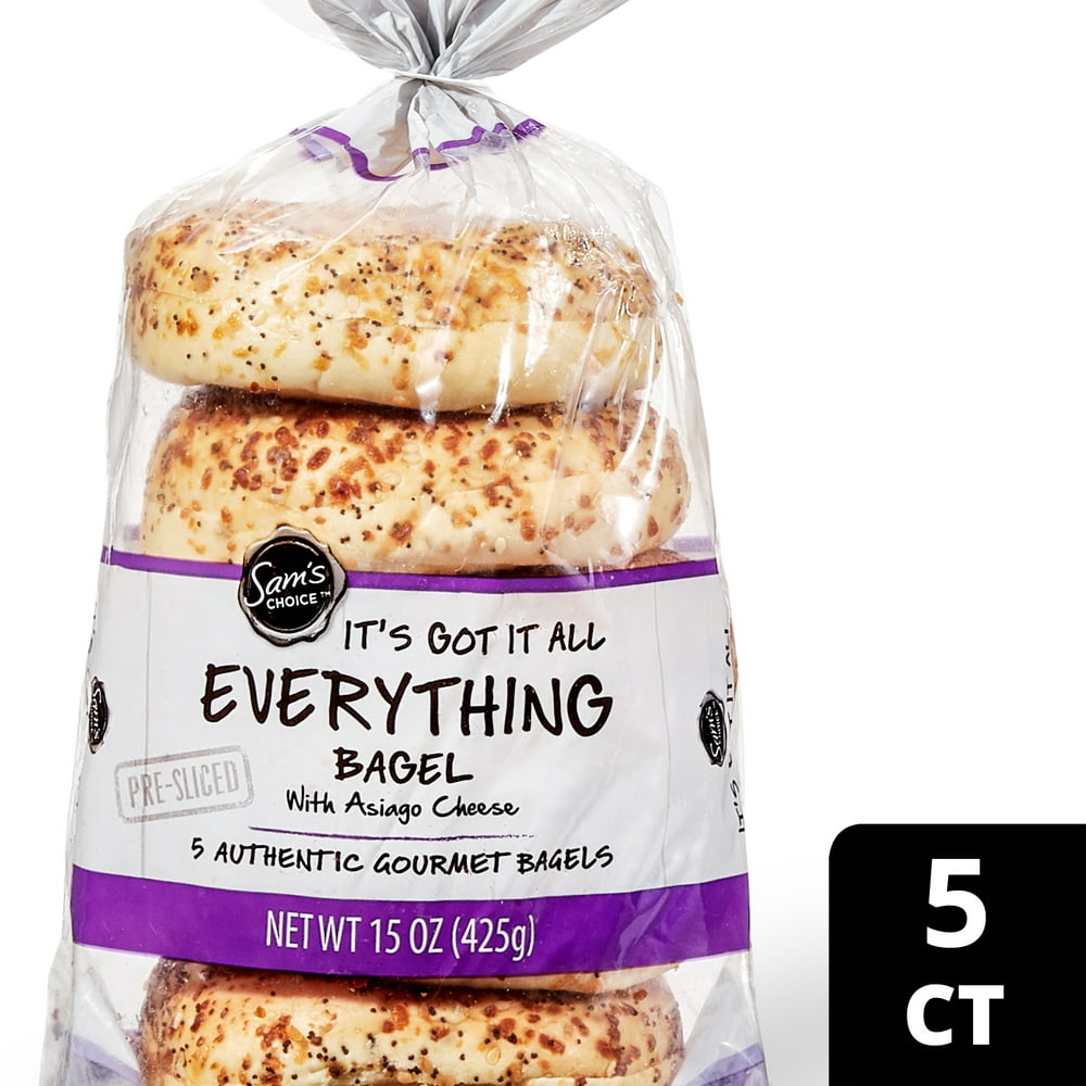 Sam's Choice Everything Bagel, 15 oz, 5 Count