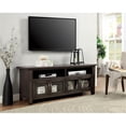 thumbnail image 2 of Furniture of America Madeline Transitional Solid Wood 60-Inch TV Stand in Gray, 2 of 6