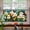 B-17.72"*39.39", variant on Stained Glass Window Film, Flower Static Cling Privacy Film Decorative UV Sun Blocking Non-Adhesive Glass Covering, Removable Reusable Colorful Stickers for Home Bathroom Door Living Room Kitchen