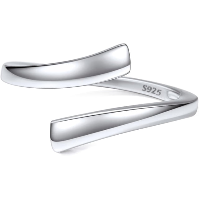 Toe Rings for Women 925 Sterling Silver Toe Ring Hypoallergenic Adjustable Open Rings for Women Summer Jewelry (With Gift Box)