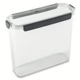 thumbnail image 4 of Thyme and Table 6-Piece Clear Ribbed Food Storage Container Set, 4 of 9