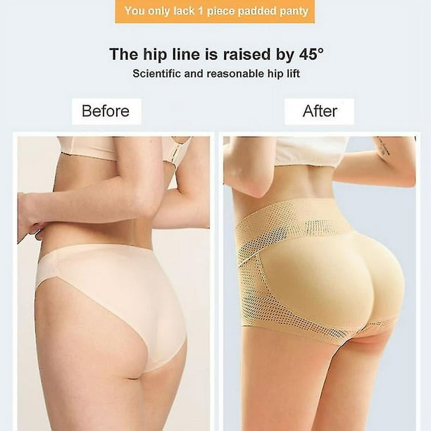 Women's Butt Lifter Panties Shapely Padded Butt Enhancing Underwear Fake  Ass