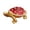 Red, variant on QIQUWOHUL Energy Turtle Wish Box Mini Sea Turtle Figurine Trinket Box Vintage Turtle Jewelry Box Ornaments Turtle Statue Desktop Jewelry Storage Box Ornament