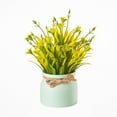 thumbnail image 4 of AFQH Artificial Potted Flowers Fake Potted Plants Plastic Faux Flowers for Home Decor, 4 of 10