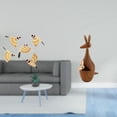 thumbnail image 2 of Arte de pared de pájaros de madera,Pájaros de madera para decorar la pared,regalos para el hogar,Adorno decorativo de pared de madera con pájaros voladores,estatua,Estatuas,figuras de, 2 of 8