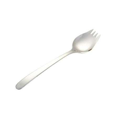 

NUOLUX Creative 304 Stainless Steel Sporks Salad Noodles Heavy Duty Spoon Fork Combo for Kitchen Dinner (Silver)