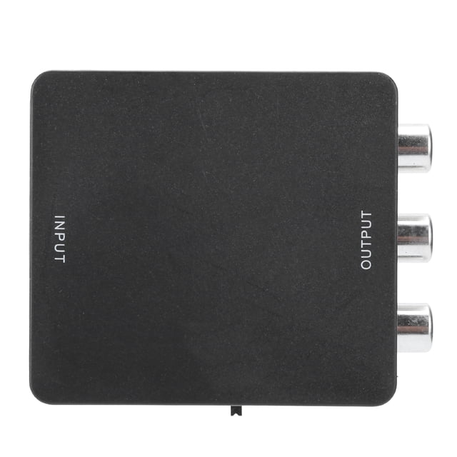 Caja convertidora de video, mini HDMI a AV, caja convertidora HDMI, adaptador HDMI Ito AV, construcción robusta