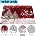 thumbnail image 3 of Large Dish Drying Mat for Kitchen Counter,Christmas Tree Winter Snowflakes Dish Drying Mat,Merry Christmas Dish Drainer Mat Drying Pad Super Absorbent Reversible Microfiber for Countertop 18"X24", 3 of 7