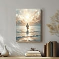 thumbnail image 2 of Hieng Jesus Walking on Water Christian Canvas Wall Art, Religious Jesus Painting, Biblical Minimalist Pictures Posters Wall Decor for Church Office Bedroom Living Room, Modern Artwork Gift,, 2 of 6